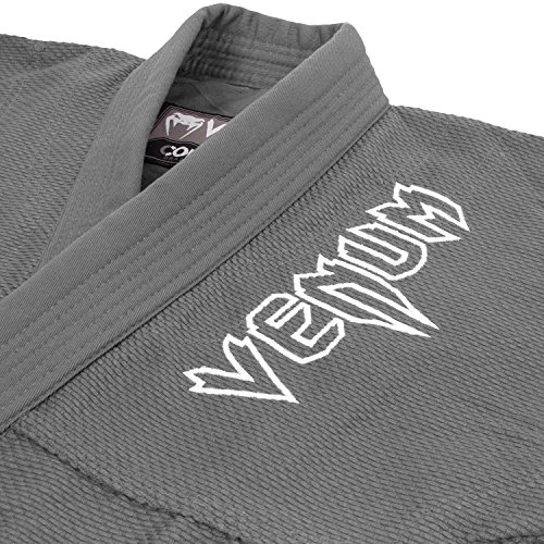 VENUM Contender 2.0 Kimono BJJ GI, Unisex Adulto, Gris, A2.5