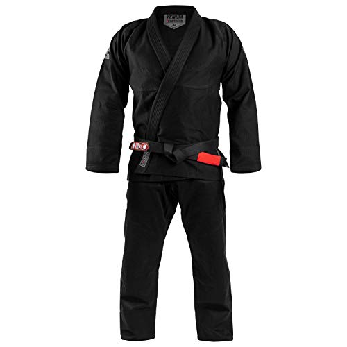 Venum Contender Evo Kimono De Jiu Jitsu Brasileño/ Bjj Gi, Unisex adulto, Negro, A1.5