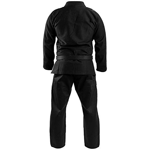 Venum Contender Evo Kimono De Jiu Jitsu Brasileño/ Bjj Gi, Unisex adulto, Negro, A1.5