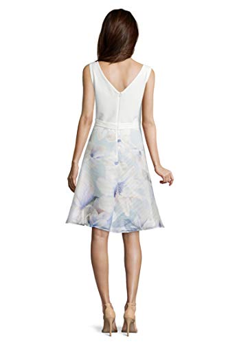 Vera Mont 4128/4716 Vestido de Fiesta, Azul (Blue/White 8810), 42 (Talla del Fabricante: 40) para Mujer