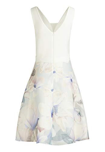 Vera Mont 4128/4716 Vestido de Fiesta, Azul (Blue/White 8810), 42 (Talla del Fabricante: 40) para Mujer