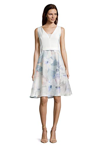 Vera Mont 4128/4716 Vestido de Fiesta, Azul (Blue/White 8810), 42 (Talla del Fabricante: 40) para Mujer