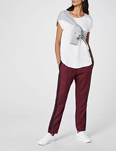 Vero Moda 10104030, Camiseta Para Mujer, Blanco (Snow White), 36 (talla del fabricante: S)