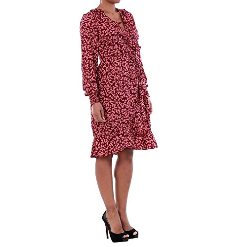 Vero Moda Vestido Mujer S Rosa 10198721 VMHENNA Fifi Smock L/S Short Dress Port Royale/LEISE