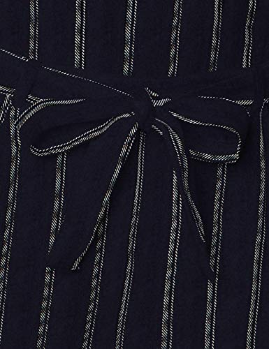 Vero Moda Vmanna Milo SL Playsuit Wvn Mono Corto, Multicolor (Night Sky Stripes: Snow White), Medium para Mujer