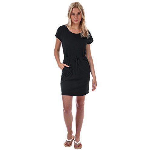 Vero Moda Vmapril SS Short Dress Ga Noos Vestido, Negro (Black Black), 40 (Talla del Fabricante: Medium) para Mujer