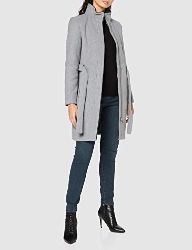 Vero Moda Vmbessy Class 3/4 Wool Jacket Noos Abrigo, Gris (Light Grey Melange Light Grey Melange), 36 (Talla del Fabricante: X-Small) para Mujer