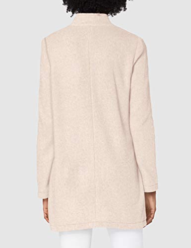 Vero Moda Vmbrushedkatrine 3/4 Jacket Boos Abrigo de Mezcla de Lana, Marrón, M para Mujer