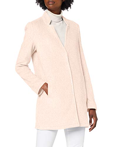 Vero Moda Vmbrushedkatrine 3/4 Jacket Boos Abrigo de Mezcla de Lana, Marrón, M para Mujer