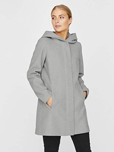 Vero Moda VMDAFNEDORA 3/4 Jacket Noos Chaqueta, gris claro, XL para Mujer