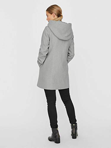 Vero Moda VMDAFNEDORA 3/4 Jacket Noos Chaqueta, gris claro, XL para Mujer