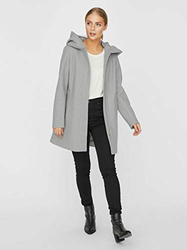 Vero Moda VMDAFNEDORA 3/4 Jacket Noos Chaqueta, gris claro, XL para Mujer