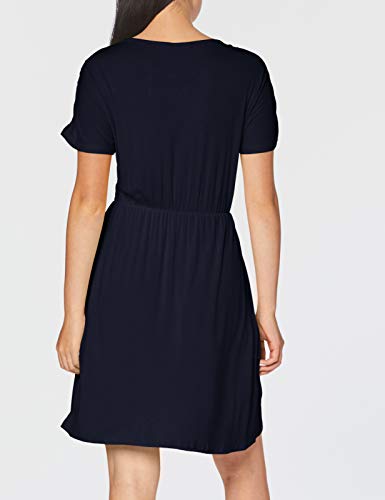 Vero Moda Vmdonna SS Short Dress Jrs Da Vestido Informal, Blazer Azul Marino, S para Mujer