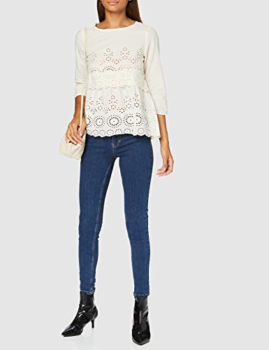 Vero Moda VMKAROLINE 34 Top WVN Blusas, Negro, XL para Mujer