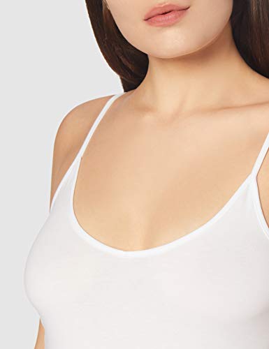 VERO MODA VMMAXI MY SOFT V SINGLET NOOS, camiseta sin mangas Mujer, Blanco (Bright White), 40 (Talla del fabricante: Large)