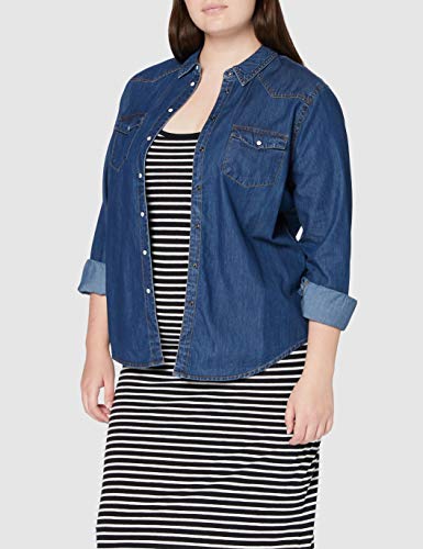 Vero Moda VMNANNA SL Ancle Dress GA Color Vestido Informal, Negro/Blanco Nieve, L para Mujer