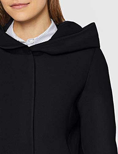 Vero Moda Vmverodona LS Jacket Noos Abrigo, Negro (Black Black), 38 (Talla del fabricante: Small) para Mujer