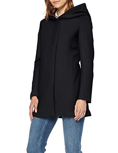 Vero Moda Vmverodona LS Jacket Noos Abrigo, Negro (Black Black), 42 (Talla del fabricante: Large) para Mujer