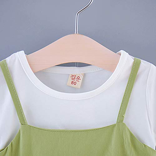 Vestido Bebe Niña Verano Estampado de Niña Disfraz Wedding Party Birthday Dress Ropa Bebe Niña Fiesta Princesa Ropa De Bebe Niña Recien Nacido Vestidos Ninas Bautizo Vestir Chica (Verde, 3-4 años)