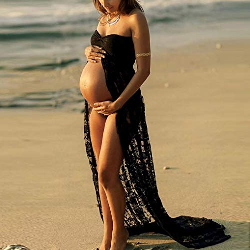 Vestido De Maternidad Sannysis Mujeres Embarazadas Fotografía Embarazada Largo Mode Básicos Ung Sesión De Fotos De Disparo Embarazada Embarazada Él Embarazada para La Boda Festiva