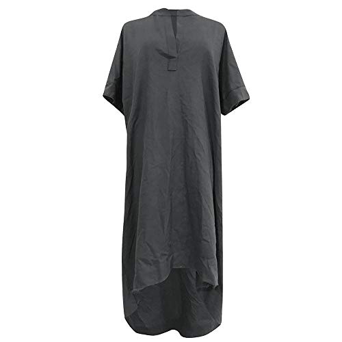 Vestido de Mujer Estilo Femenino Feminino Vestido Algodón Casual Tallas Grandes Vestido de Mujer