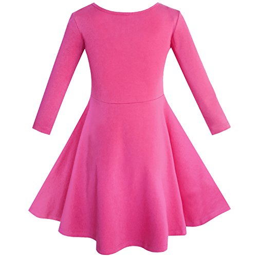 Vestido para niña Búho Hielo Crema Mariposa Lentejuela Todos los días 6 años