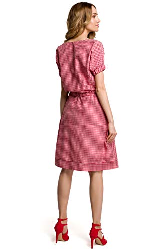 Vestido Vichy - Rojo, 38 | Metro