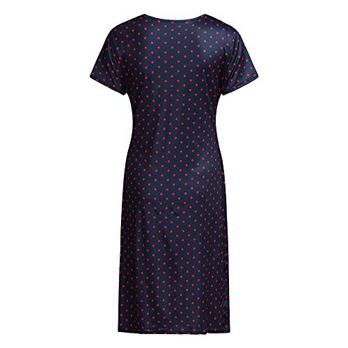 Vestidos de cóctel para Mujeres Vestido de Embarazo sin Mangas para Mujeres Vestidos de Maternidad para Embarazadas Impresión de Puntos Ropa de Lactancia para Lactantes Vestido Vetement Femm