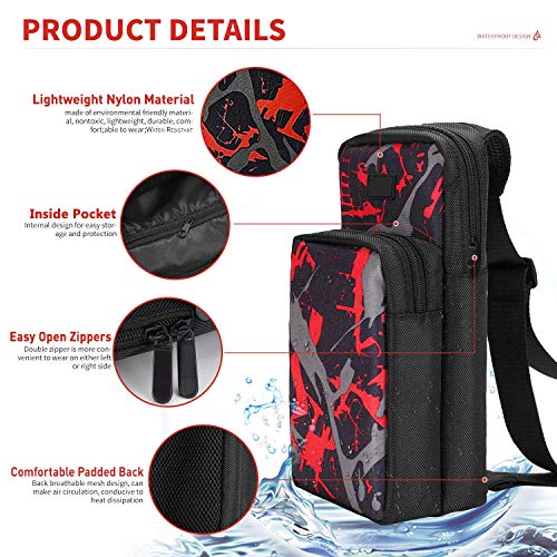 Viaje Bolsa Bandolera Nintendo Switch Mochila, Bolsa de Hombro Ligera, Cómoda e Impermeable, Bolsas de Protección de Alta Capacidad para Nintendo Switch, Acccesorios, Elección del Amante del Juego