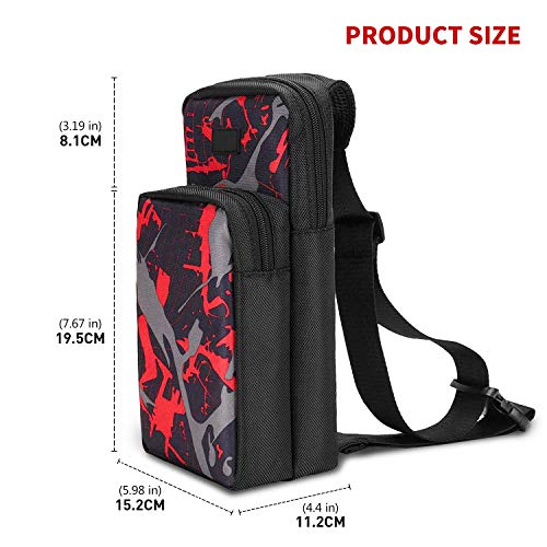 Viaje Bolsa Bandolera Nintendo Switch Mochila, Bolsa de Hombro Ligera, Cómoda e Impermeable, Bolsas de Protección de Alta Capacidad para Nintendo Switch, Acccesorios, Elección del Amante del Juego