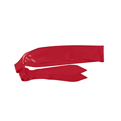 viannchi Cinturón de mujer Fajín ancho Reversible dos tonos Ecopiel y Ante PU, talla única ajustable. Dos cinturones en uno. Cinturón Obi Cuero Artificial (Rojo)