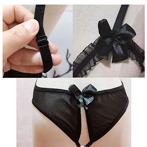 VicSec Picardía Erótica Entrepierna Abierta Bodysuit Pecho Desnudo Topless una Pieza sin Aros Ropa Interior Sexy Diseño Especial Noche Misteriosa Size XXL