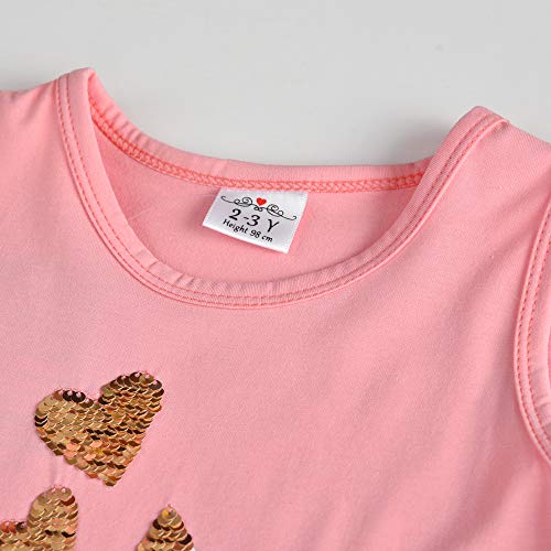 VIKITA Vestido Dibujos Floral Manga Larga Algodón Casual Niñas 2-8 Años SH0330 3T