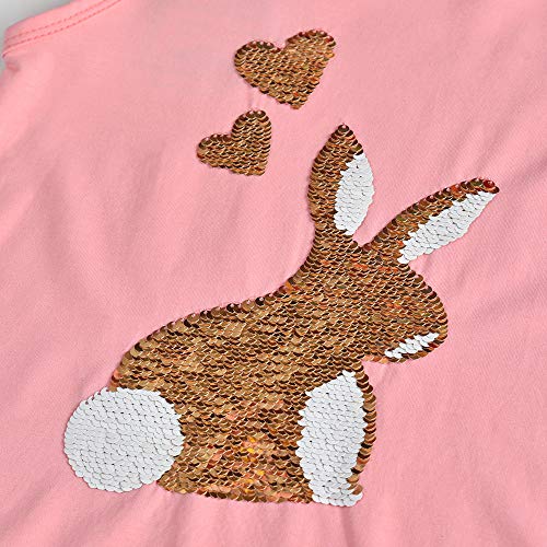 VIKITA Vestido Dibujos Floral Manga Larga Algodón Casual Niñas 2-8 Años SH0330 3T