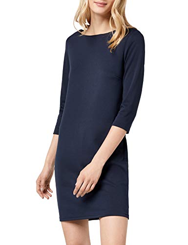 Vila Clothes VITINNY NEW DRESS, Vestido Mujer, Azul (Total Eclipse), XL (Talla fabricante: XL)