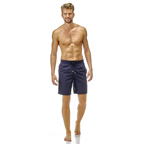 VILEBREQUIN Bañador - Liso - Hombre - XL - Azul Marino
