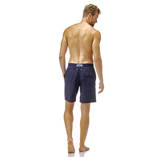 VILEBREQUIN Bañador - Liso - Hombre - XL - Azul Marino