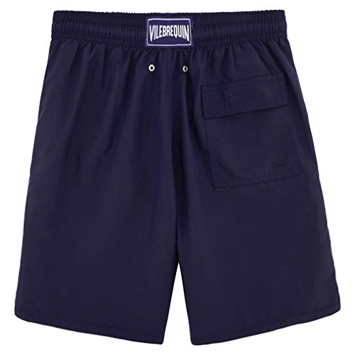 VILEBREQUIN Bañador - Liso - Hombre - XL - Azul Marino