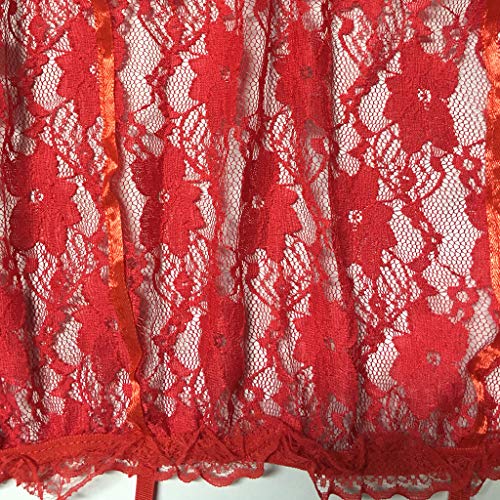 VisSec Disfraz Corsé Mujer Lencería Conjunto de Encaje Transparente, VicSec Gótico Sexy Ropa Interior Erótica Floral con Bustier + Tanga