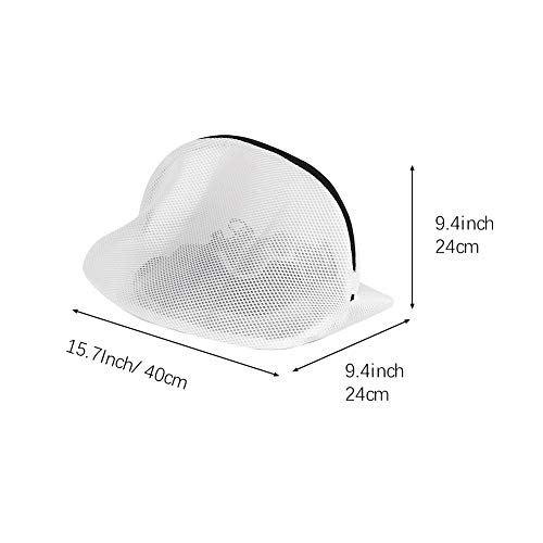 Vivifying Juego de 3 bolsas de malla para lavar zapatos, con cierre de cremallera para zapatillas, calcetines, sujetadores