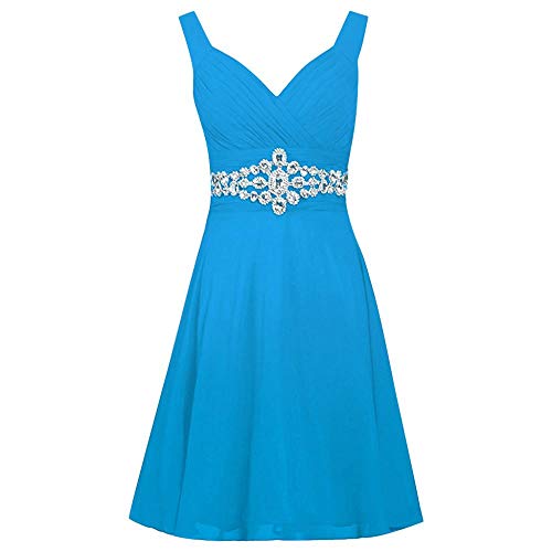 VJGOAL Vestido de Gasa para Mujer Tallas Grandes Moda de Verano Color sólido Sin Mangas Sexy Cintura Alta Boda Dama de Honor Fiesta de Noche Vestido Formal