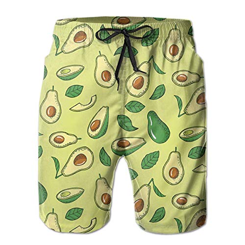 VLOOQ-HX Bañador Básico Hombre Hoja Aguacate Verde