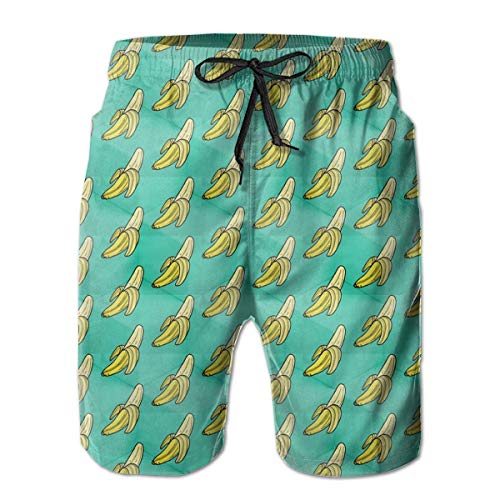 VLOOQ-HX Bañador Hombre Banana Jade Fruit Basic