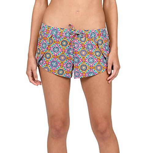 Volcom Bañador Current State 2 Bañador Bikini Bañador para Mujer, Mujer, Current State 2 Boardshort Bikini Hose Damen Badehose, Multicolor, S