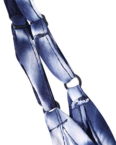 VONDA Vestido Largo para Mujeres Casual de Playa para Mujer Sexy Vestido Cuello en V Sin Mangas A-Azul Serpiente XL