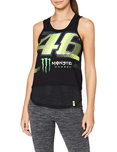Vr46 Camiseta Monza 46 Monster Mujer, Negro, M