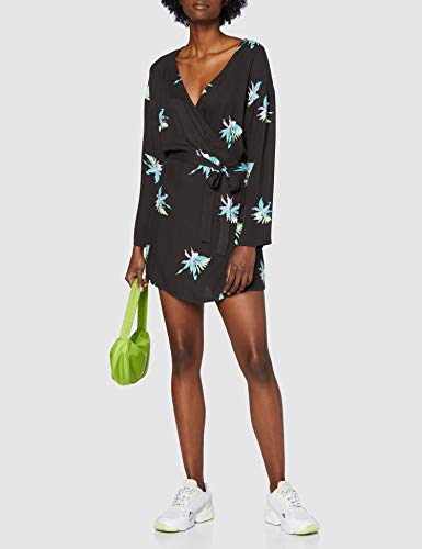 W Tama Wrap Dress LS