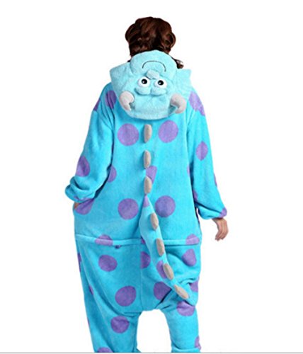 Wealsex Pijamas Unisexo Hombre Mujer Traje Disfraz Animal Pyjamas Cosplay Monstruo XL