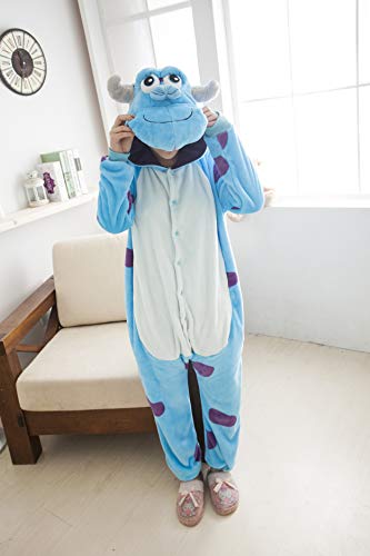 Wealsex Pijamas Unisexo Hombre Mujer Traje Disfraz Animal Pyjamas Cosplay Monstruo XL