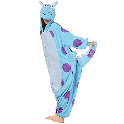 Wealsex Pijamas Unisexo Hombre Mujer Traje Disfraz Animal Pyjamas Cosplay Monstruo XL